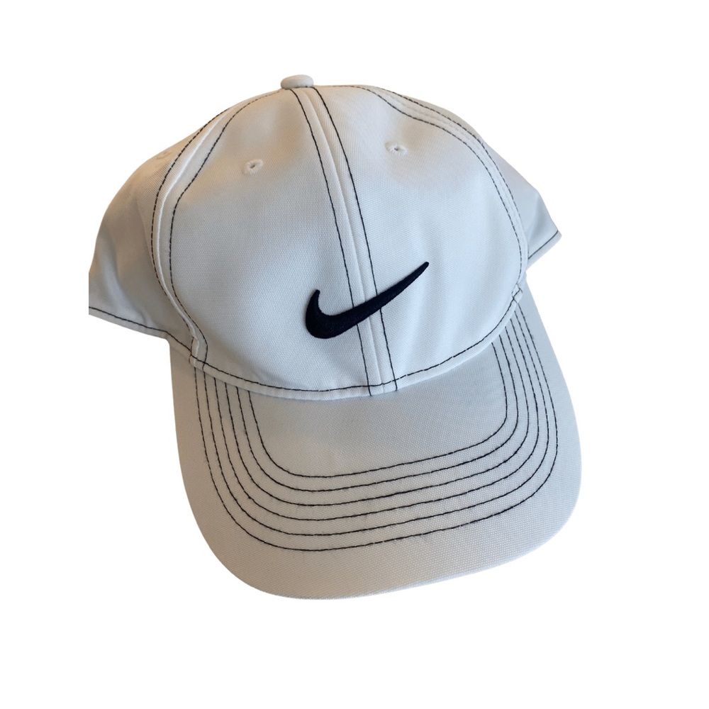 Unisex Black and White Nike Hat